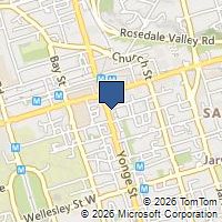 Map Toronto, ON M4Y2P2, Canada