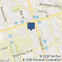 Map Toronto, ON M4Y2R4, Canada