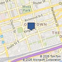 Map Toronto, ON M5A1J5, Canada