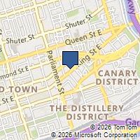 Map Toronto, ON M5A1K9, Canada