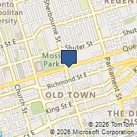 Map Toronto, ON M5A1S5, Canada