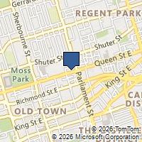 Map Toronto, ON M5A1S8, Canada