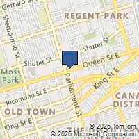 Map Toronto, ON M5A1T1, Canada