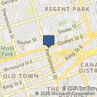 Map Toronto, ON M5A1T2, Canada