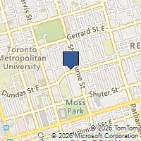 Map Toronto, ON M5A1Z9, Canada