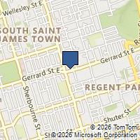 Map Toronto, ON M5A2G7, Canada