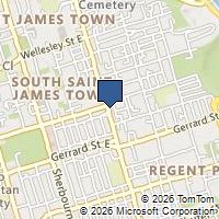 Map Toronto, ON M5A3A3, Canada