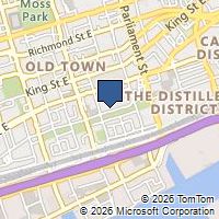 Map Toronto, ON M5A4M8, Canada