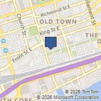 Map Toronto, ON M5A4P5, Canada