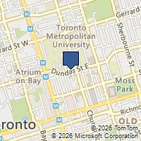 Map Toronto, ON M5B1C9, Canada