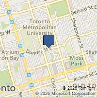 Map Toronto, ON M5B1E2, Canada