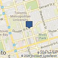 Map Toronto, ON M5B1E4, Canada
