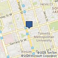 Map Toronto, ON M5B1L2, Canada