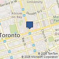 Map Toronto, ON M5B1M4, Canada