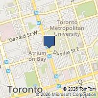 Map Toronto, ON M5B1R7, Canada