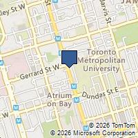Map Toronto, ON M5B1S1, Canada