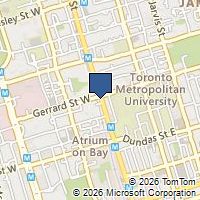 Map Toronto, ON M5B1S6, Canada