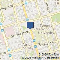 Map Toronto, ON M5B1S8, Canada