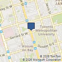 Map Toronto, ON M5B1S9, Canada