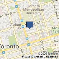 Map Toronto, ON M5B1T8, Canada