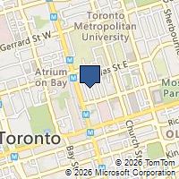 Map Toronto, ON M5B1V8, Canada