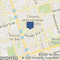 Map Toronto, ON M5B1Y2, Canada