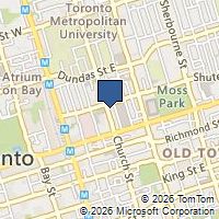 Map Toronto, ON M5B1Y4, Canada