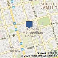 Map Toronto, ON M5B2A2, Canada