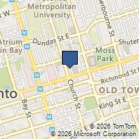 Map Toronto, ON M5B2A5, Canada