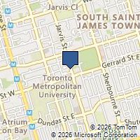 Map Toronto, ON M5B2C5, Canada