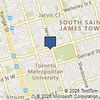 Map Toronto, ON M5B2G3, Canada