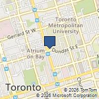 Map Toronto, ON M5B2G9, Canada