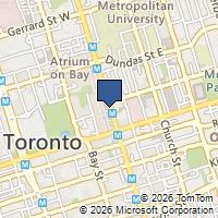 Map Toronto, ON M5B2H1, Canada