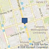 Map Toronto, ON M5B2H4, Canada