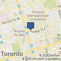 Map Toronto, ON M5B2L6, Canada