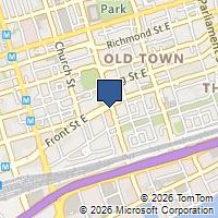 Map Toronto, ON M5E1C3, Canada