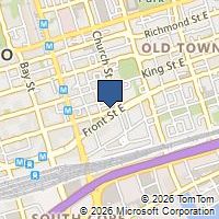 Map Toronto, ON M5E1C7, Canada