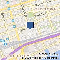 Map Toronto, ON M5E1M2, Canada