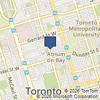 Map Toronto, ON M5G1M7, Canada