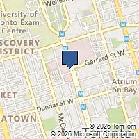 Map Toronto, ON M5G1X5, Canada