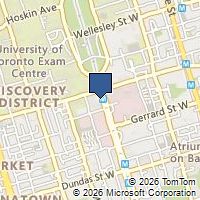 Map Toronto, ON M5G1X6, Canada