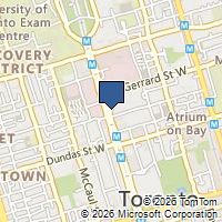 Map Toronto, ON M5G1X8, Canada