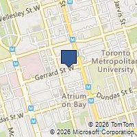 Map Toronto, ON M5G2K2, Canada