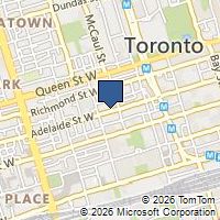 Map Toronto, ON M5H1X6, Canada