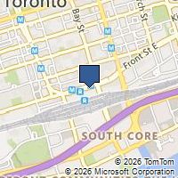 Map Toronto, ON M5J1E5, Canada