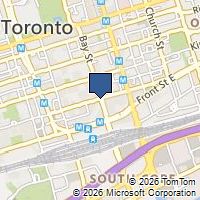 Map Toronto, ON M5J2X2, Canada