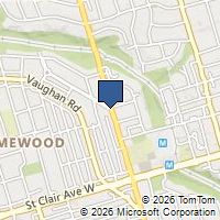 Map Toronto, ON M5P3H3, Canada