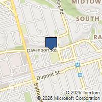 Map Toronto, ON M5R1L1, Canada