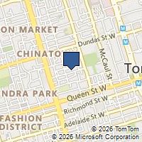 Map Toronto, ON M5T1B9, Canada