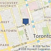Map Toronto, ON M5T1G1, Canada